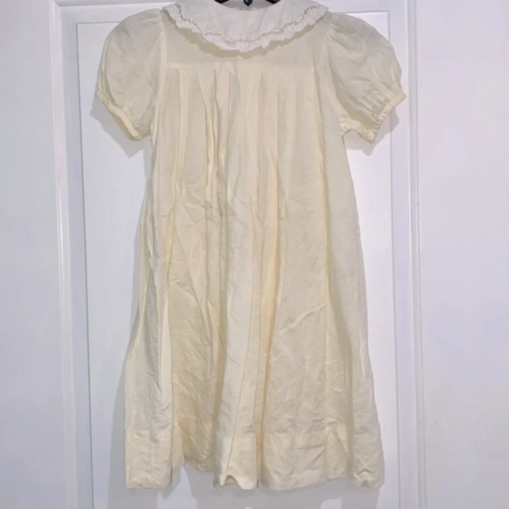 Chabre vintage yellow christening gown size 6X